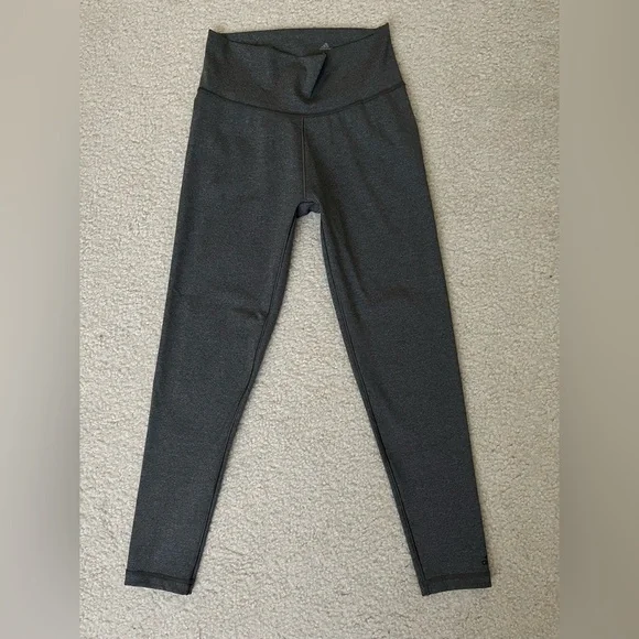 Adidas Compression Women's Leggings Sz Medium - Charcoal Gray - Picture 2 of 10